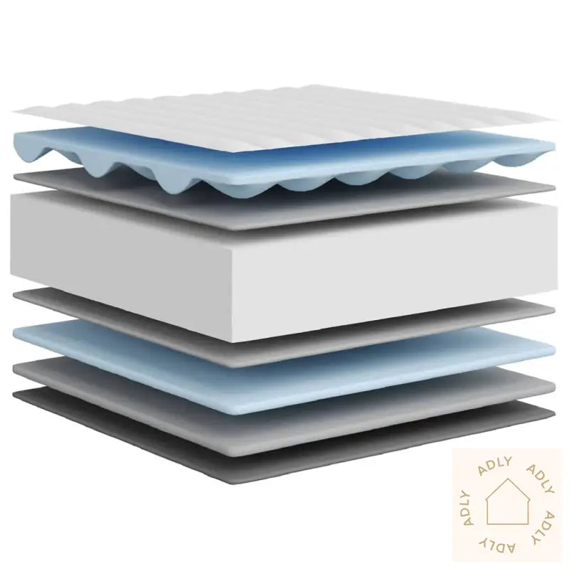 Skummadrass Middels Myk 200X200 Cm