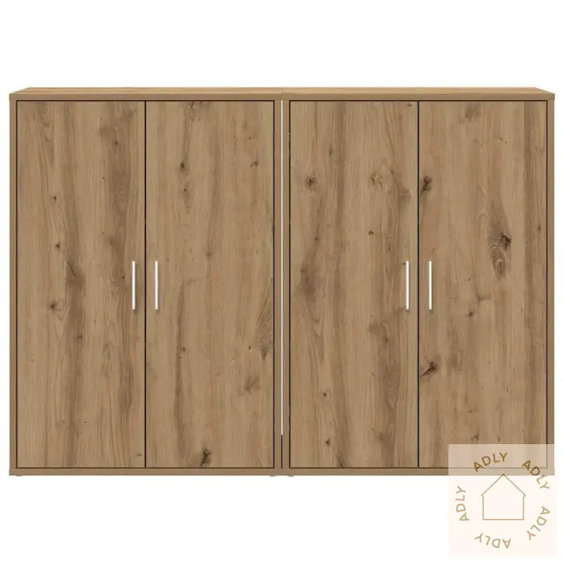 Sideboards, 2 Stk Artisan Eik, 60 X 31 X 84 Cm, Bygget I Tre.