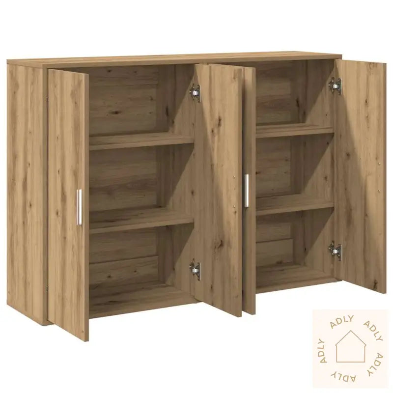 Sideboards, 2 Stk Artisan Eik, 60 X 31 X 84 Cm, Bygget I Tre.