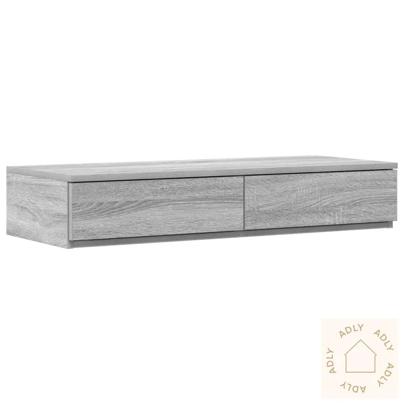 Skuffe Grå Sonoma 90X36,5X16,5 Cm Laget Av Tre