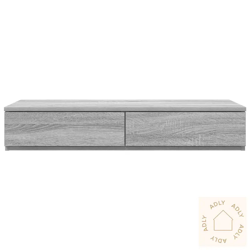 Skuffe Grå Sonoma 90X36,5X16,5 Cm Laget Av Tre
