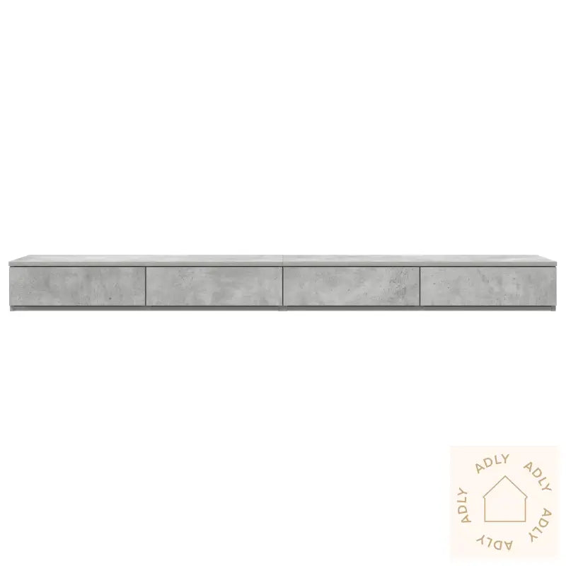 Bedskuffer Betonggrå 200X36,5X16,5 Cm Ingeniørtre