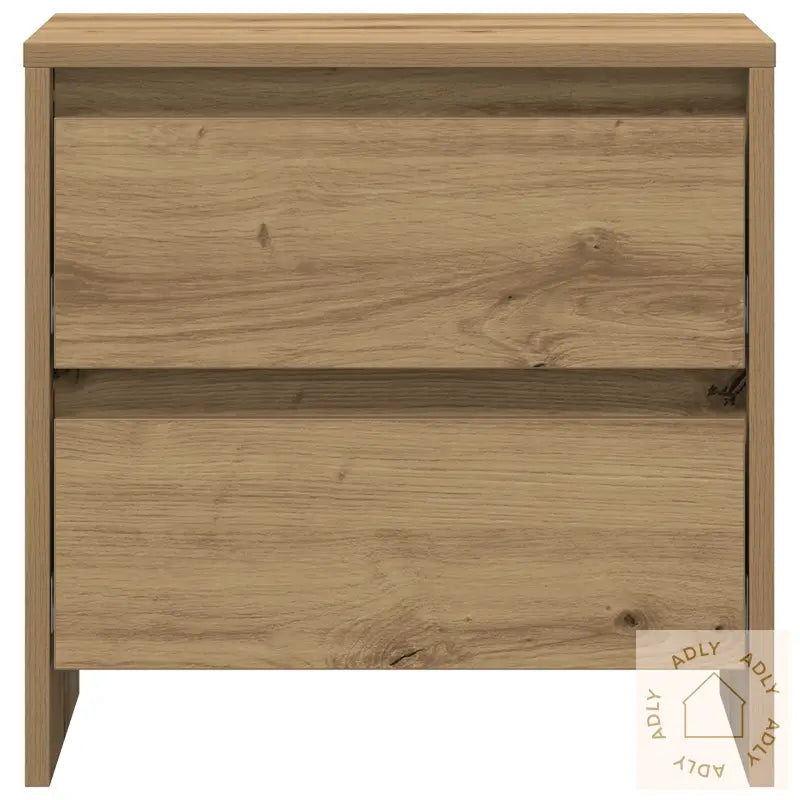 Nattbord 2 Stk Artisan Eik 45X34X44,5 Cm Konstruert Tre