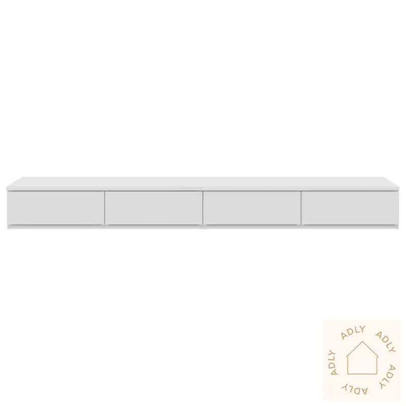 Nattbord Hvit 160X36,5X16,5 Cm Laget Av Konstruert Tre