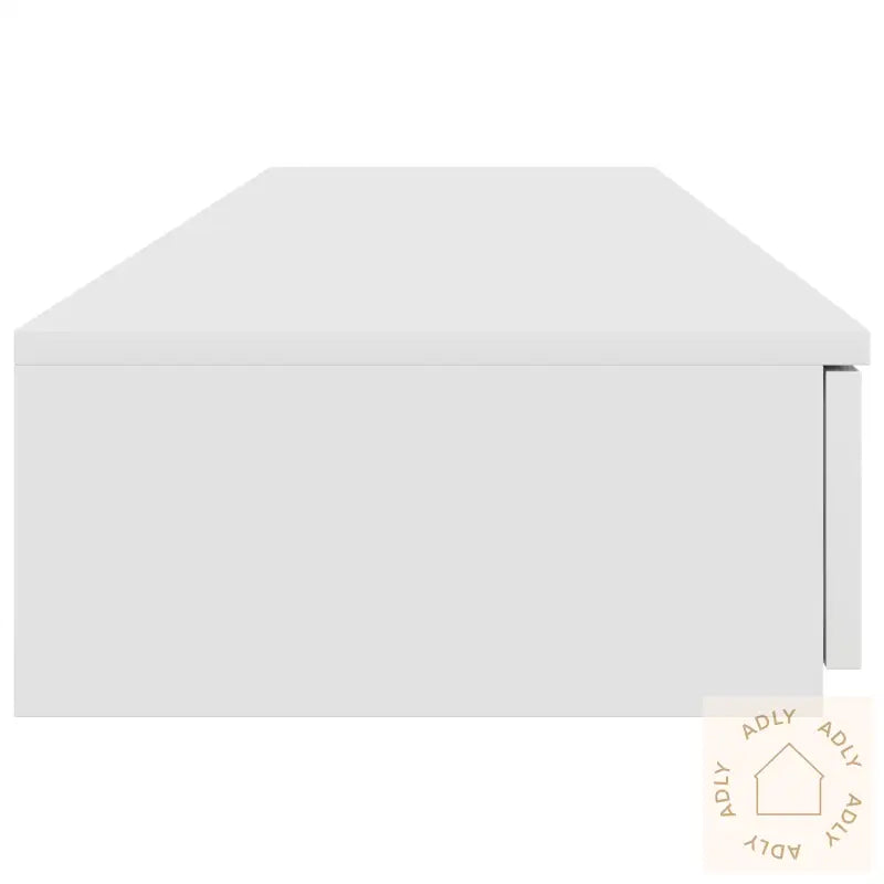 Nattbord Hvit 160X36,5X16,5 Cm Laget Av Konstruert Tre