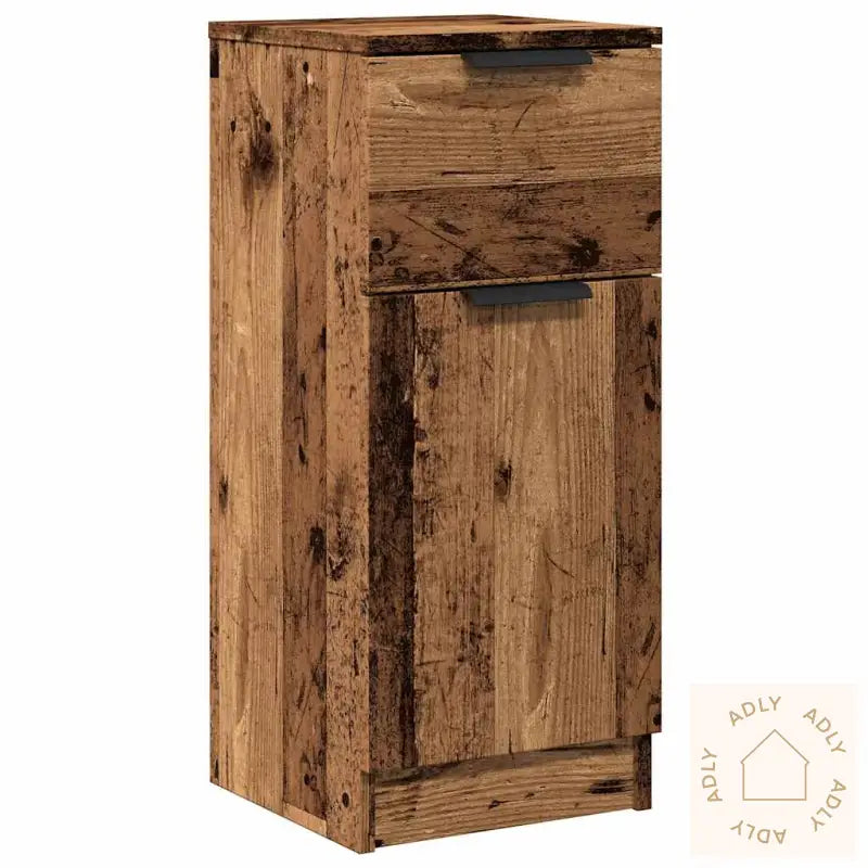 Skjenk Gammelt Tre 30X30X70 Cm Konstruert Tre