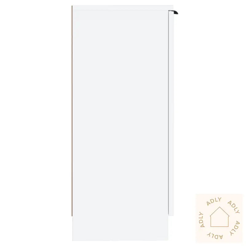 Skjenk Hvit 30X30X70 Cm Konstruert Tre