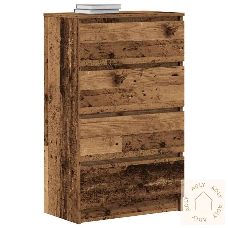 Skjenk Gammelt Tre 60X35X98,5 Cm Konstruert Tre
