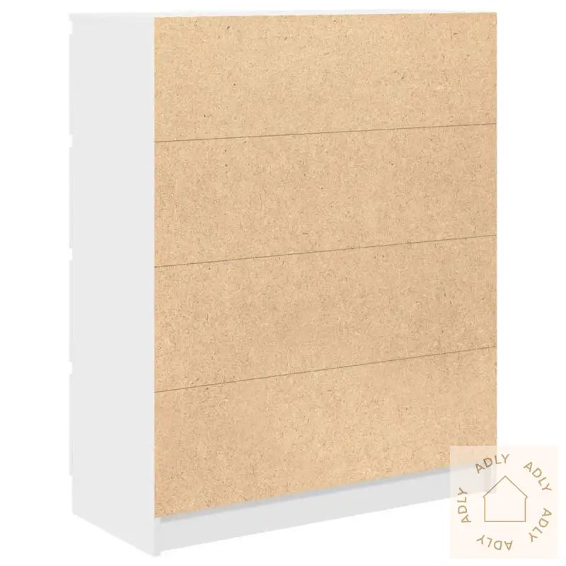 Skjenk Hvit 80X35X99 Cm Konstruert Tre