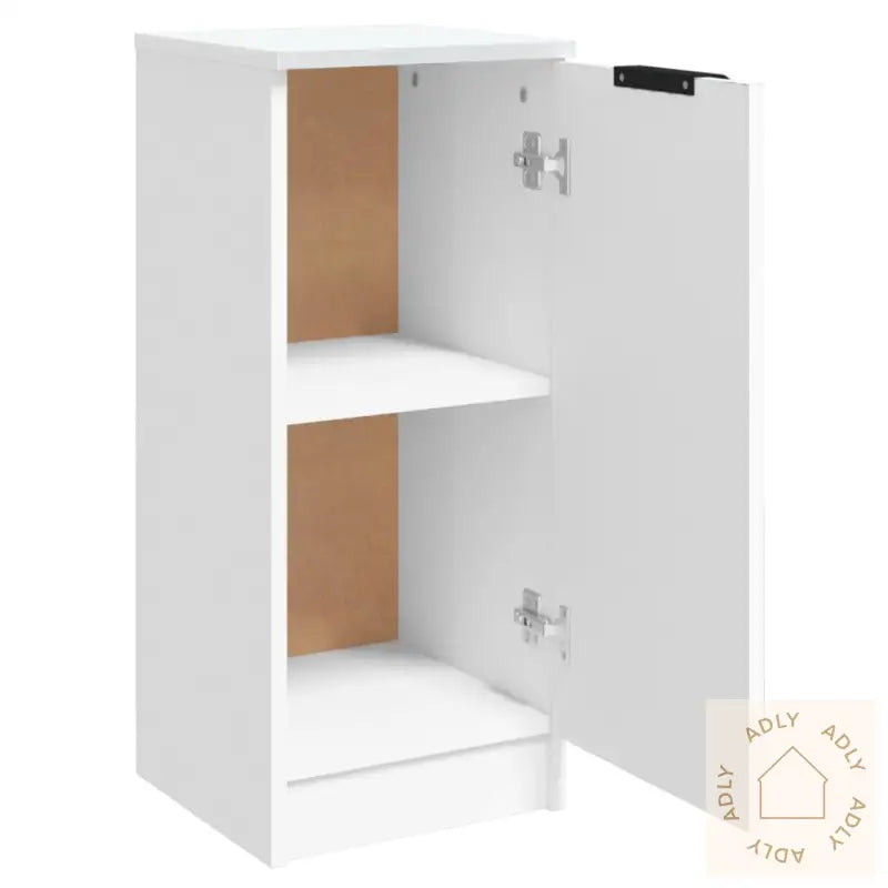 Skjenk Hvit 30X30X70 Cm Konstruert Tre