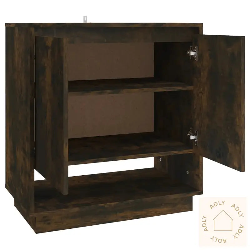 Skjenk Røkt Eik 70X41X75 Cm Konstruert Tre