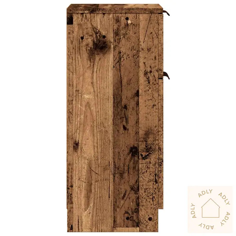 Skjenk Gammelt Tre 30X30X70 Cm Konstruert Tre