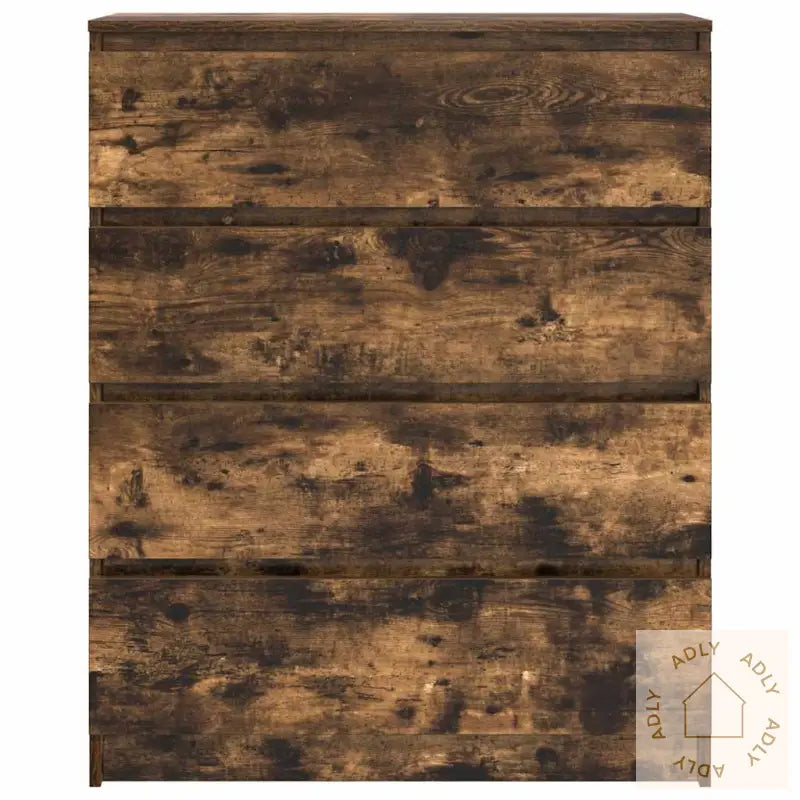 Skjenk Røkt Eik 80X35X99 Cm Konstruert Tre