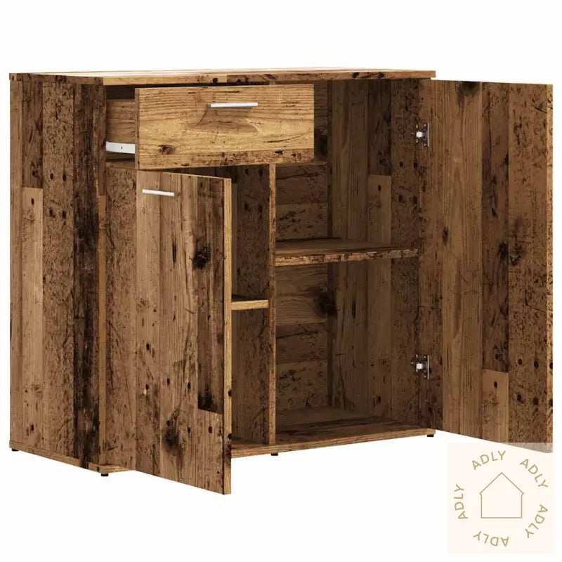 Skjenk Gammelt Tre 80X36X75 Cm Konstruert Tre