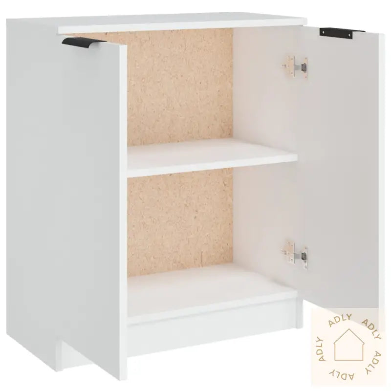 Skjenk Hvit 60X30X70 Cm Konstruert Tre