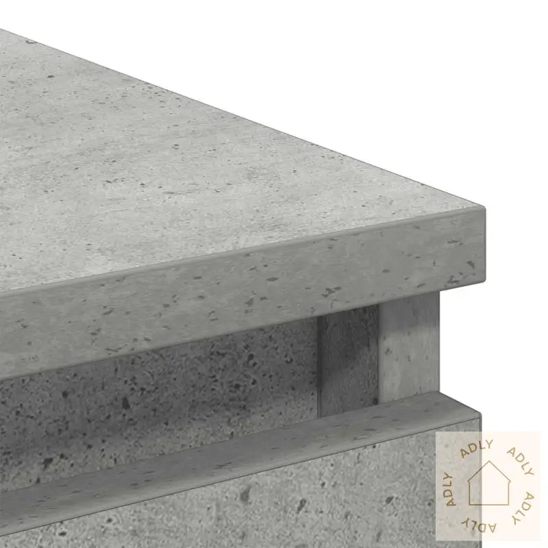 Skjenk Betonggrå 80X35X99 Cm Konstruert Tre