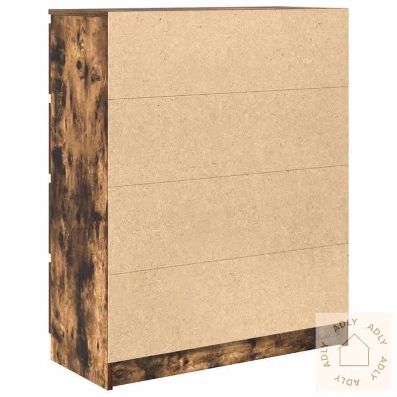 Skjenk Røkt Eik 80X35X99 Cm Konstruert Tre
