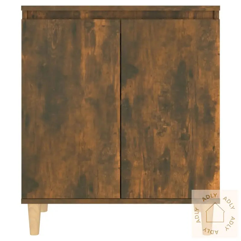 Skjenk Røkt Eik 60X35X70 Cm Konstruert Tre