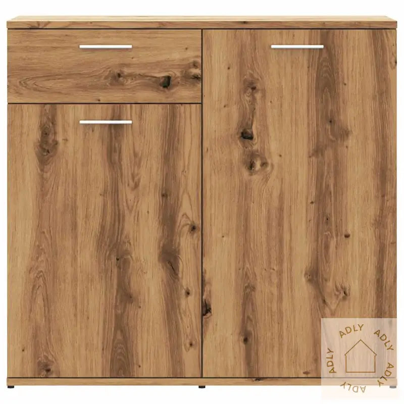 Skjenk Artisan Eik 80X36X75 Cm Konstruert Tre