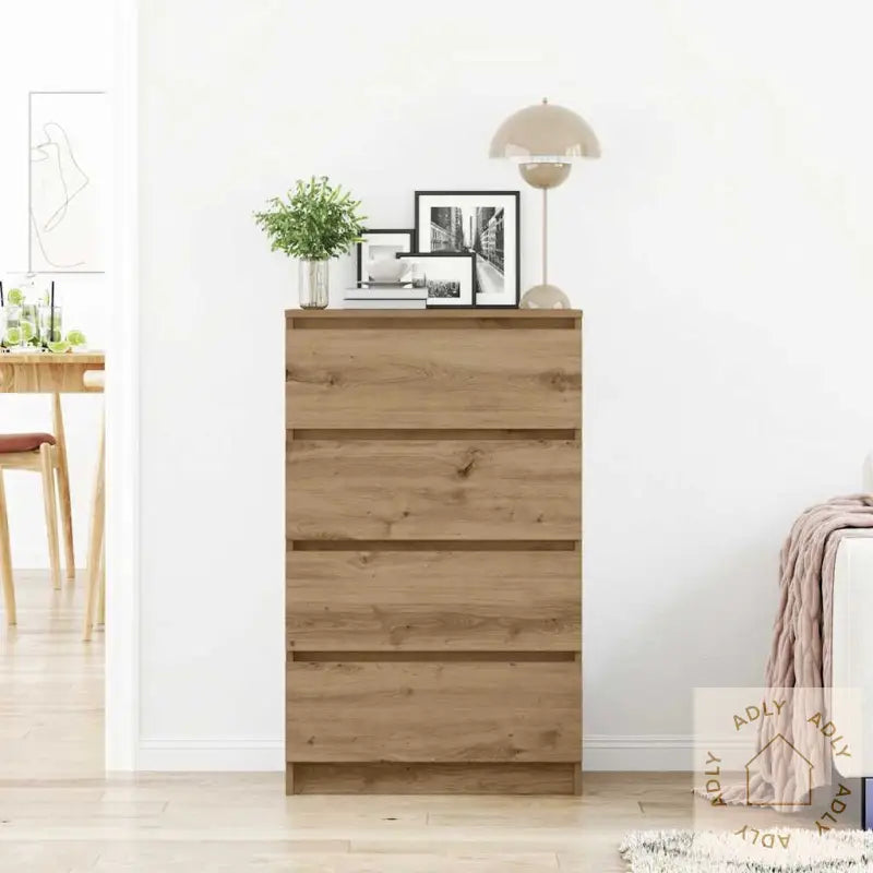 Skjenk Artisan Eik 60X35X98,5 Cm Konstruert Tre