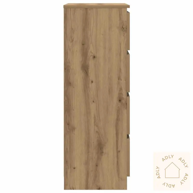 Skjenk Artisan Eik 60X35X98,5 Cm Konstruert Tre