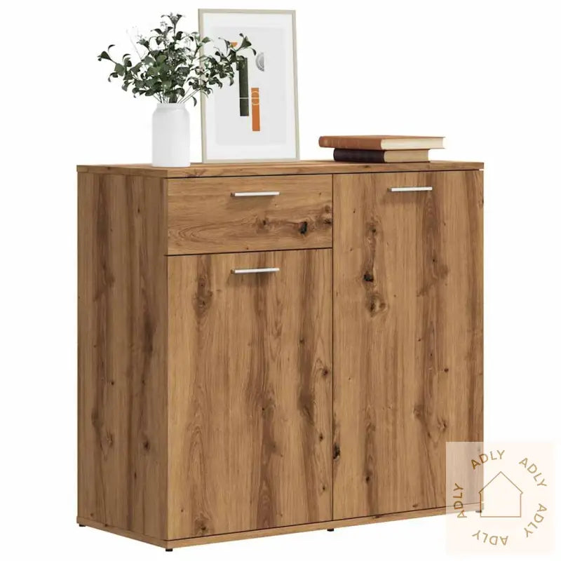 Skjenk Artisan Eik 80X36X75 Cm Konstruert Tre