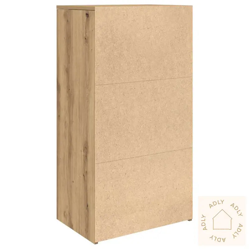 Skjenk Med 6 Skuffer Artisan Eik 50X34X96 Cm Konstruert Tre