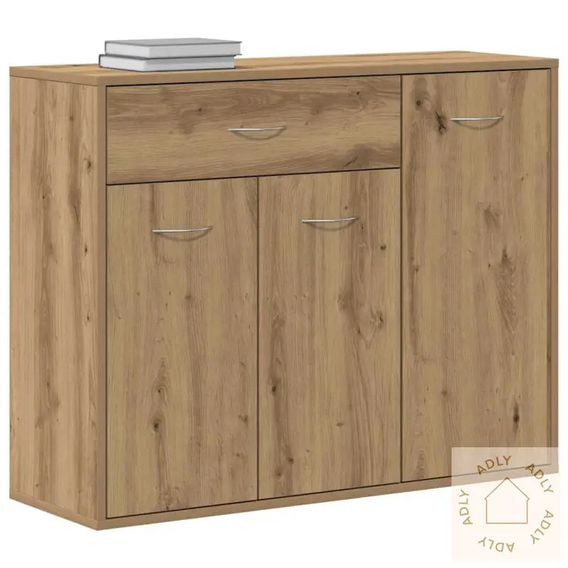 Skjenk Artisan Eik 88X30X70 Cm Konstruert Tre