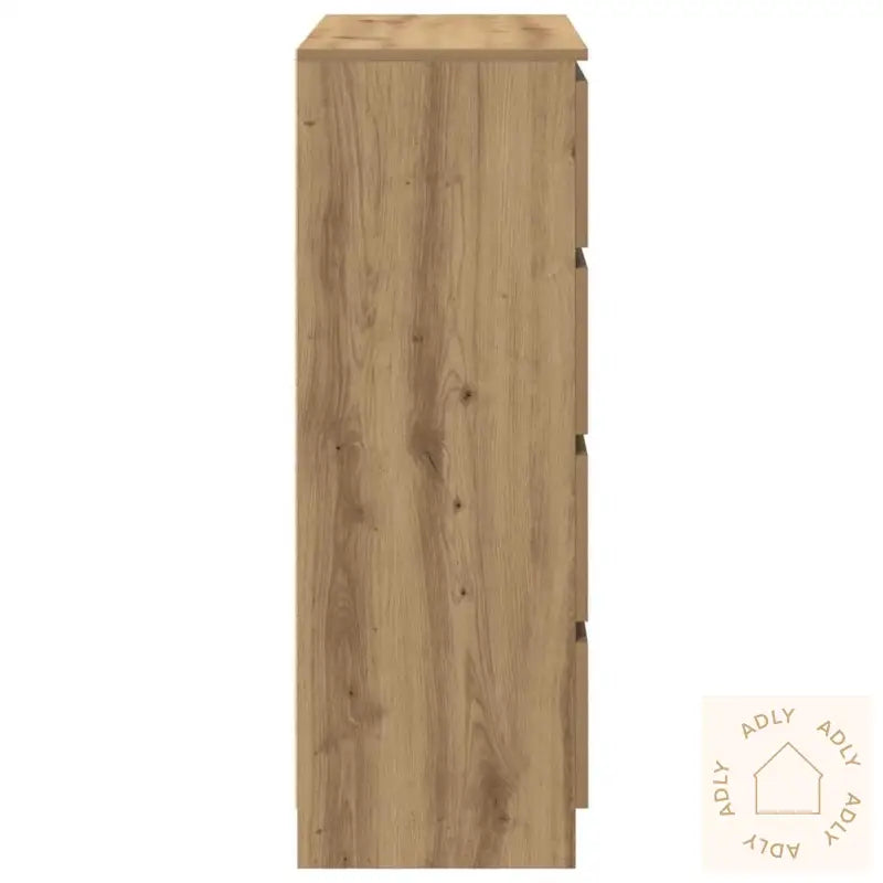 Skjenk Artisan Eik 80X35X99 Cm Konstruert Tre