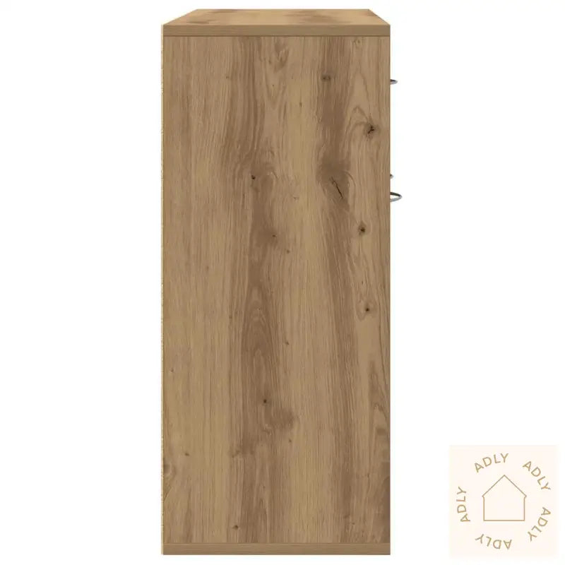 Skjenk Artisan Eik 88X30X70 Cm Konstruert Tre