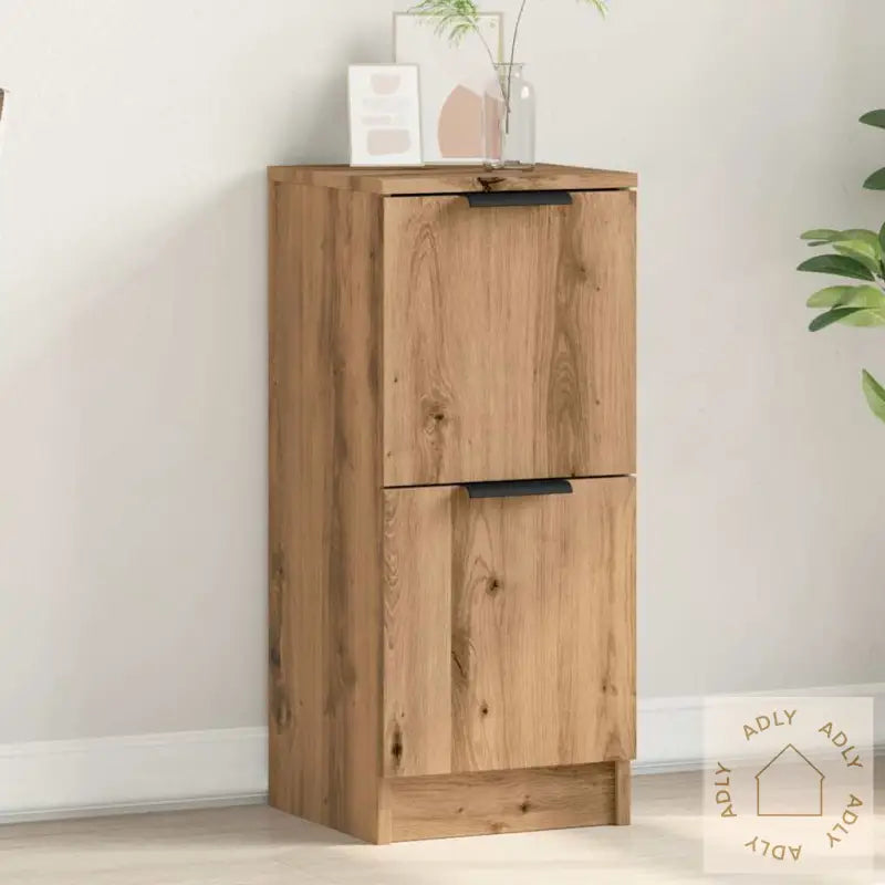 Skjenk Artisan Eik 30X30X70 Cm Konstruert Tre