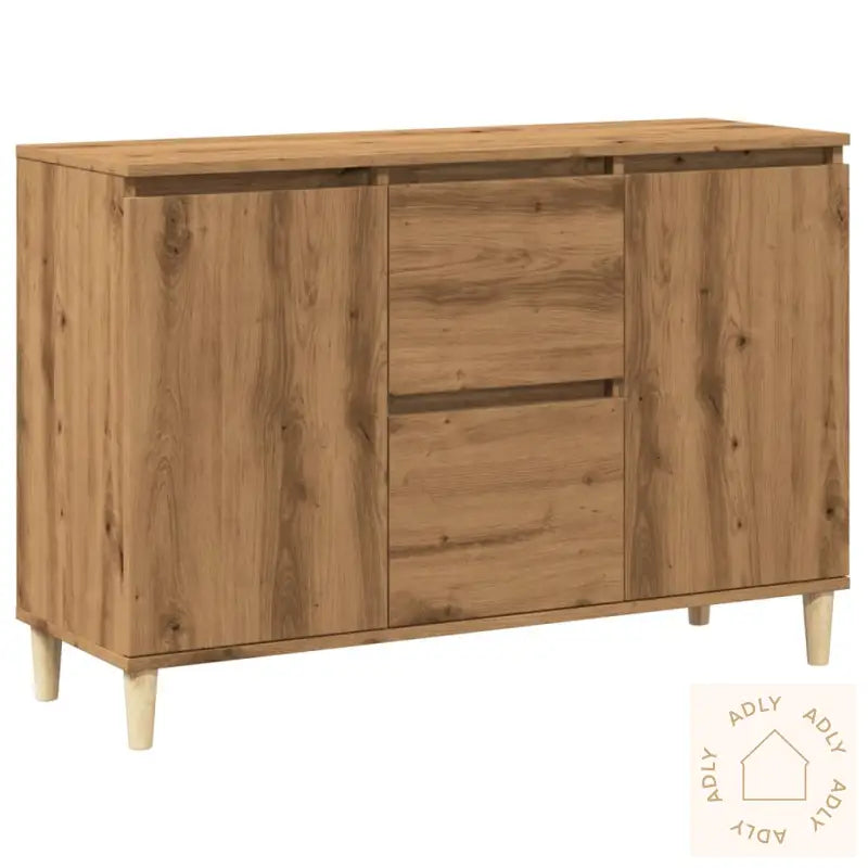 Skjenk Artisan Eik 102X35X70 Cm Konstruert Tre