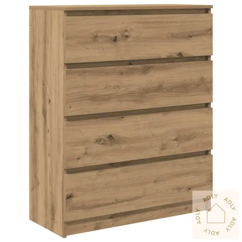 Skjenk Artisan Eik 80X35X99 Cm Konstruert Tre
