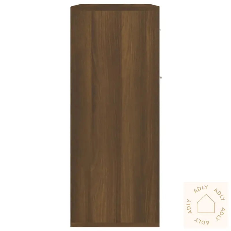 Skjenk Brun Eik 60X30X75 Cm Konstruert Tre