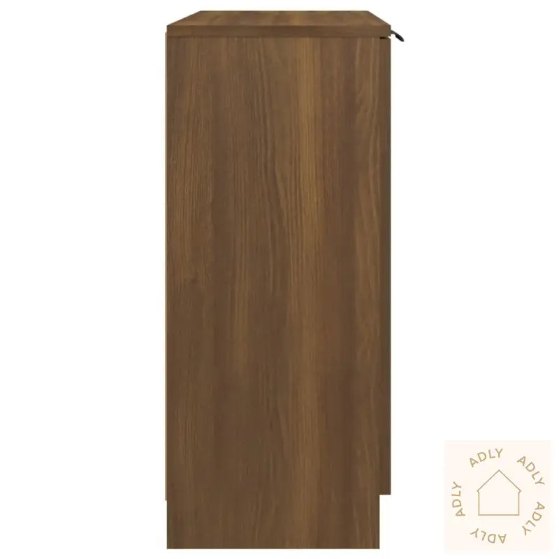 Skjenk Brun Eik 60X30X70 Cm Konstruert Tre