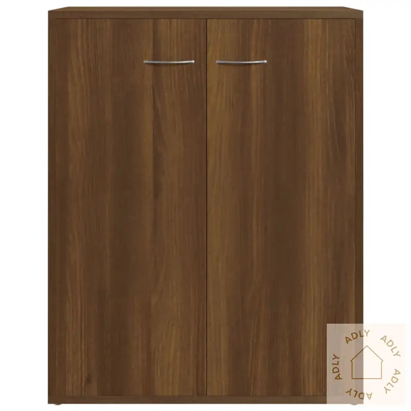 Skjenk Brun Eik 60X30X75 Cm Konstruert Tre