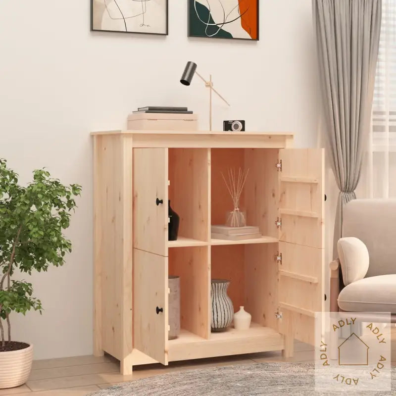 Skjenk 83X41,5X100 Cm Heltre Furu