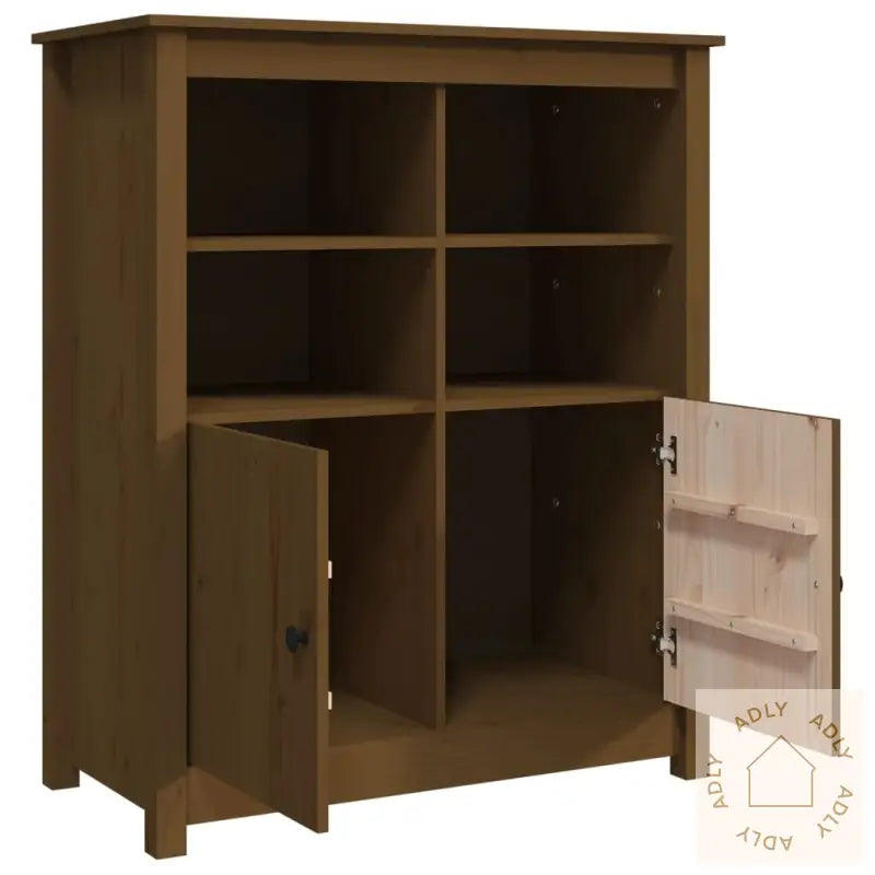 Skjenk Honningbrun 83X41,5X100 Cm Heltre Furu