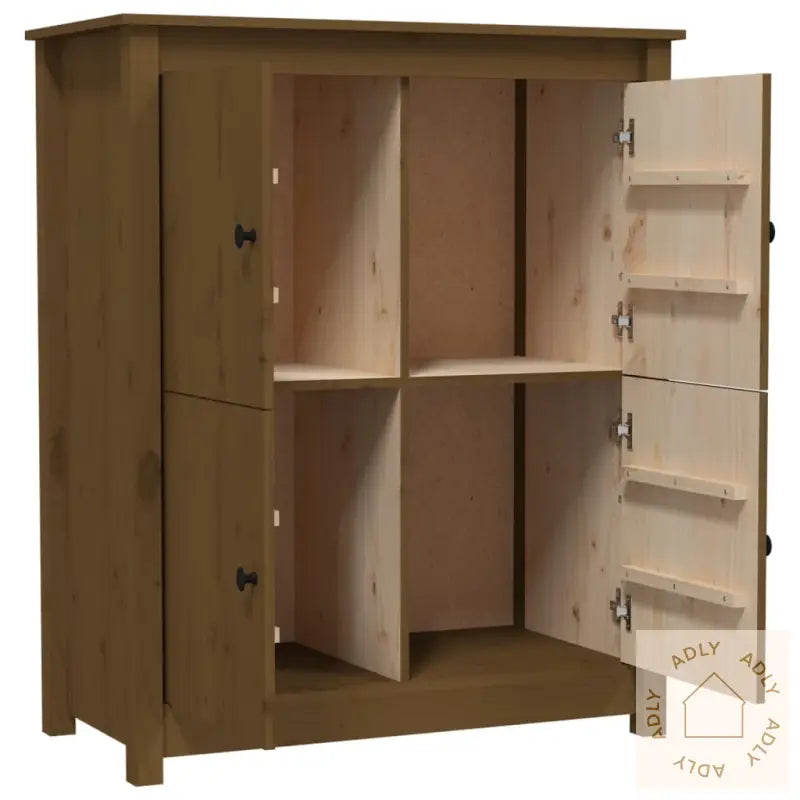 Skjenk Honningbrun 83X41,5X100 Cm Heltre Furu