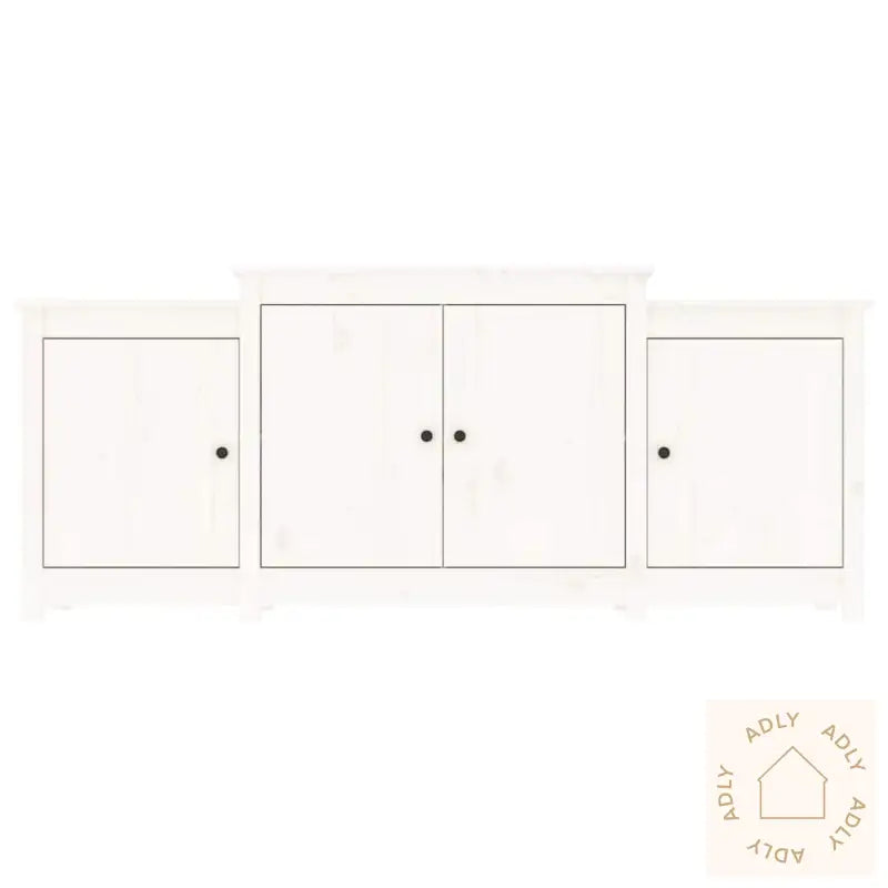 Skjenk Hvit 164X37X68 Cm Heltre Furu