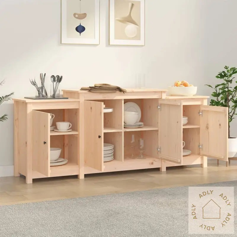 Skjenk 164X37X68 Cm Heltre Furu