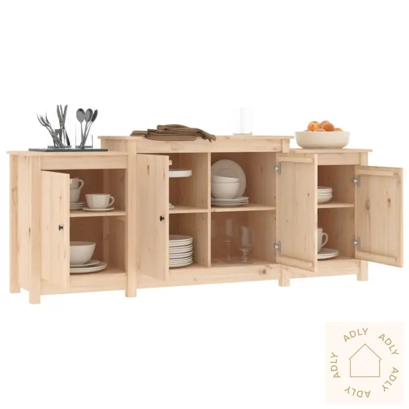 Skjenk 164X37X68 Cm Heltre Furu