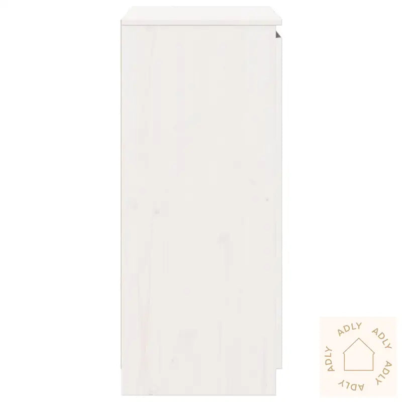 Skjenk 60X36X84 Cm Heltre Furu Hvit