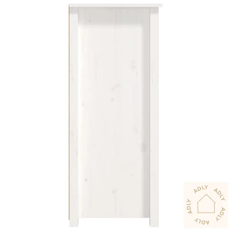 Skjenk Hvit 83X41,5X100 Cm Heltre Furu