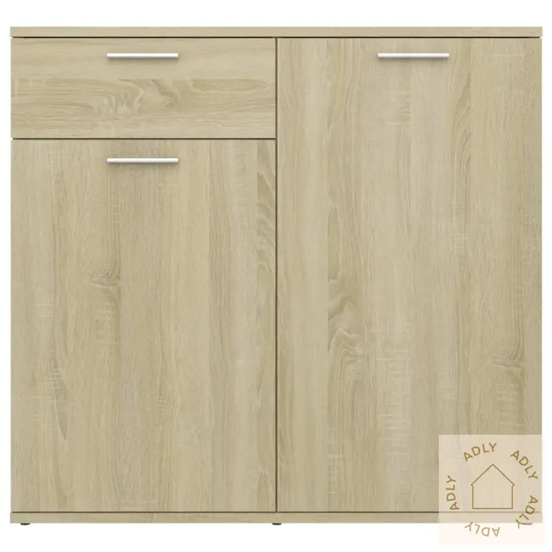 Skjenk Sonoma Eik 80X36X75 Cm Konstruert Tre