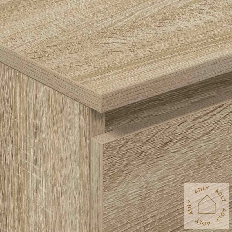 Skjenk Sonoma Eik 60X35X98,5 Cm Konstruert Tre