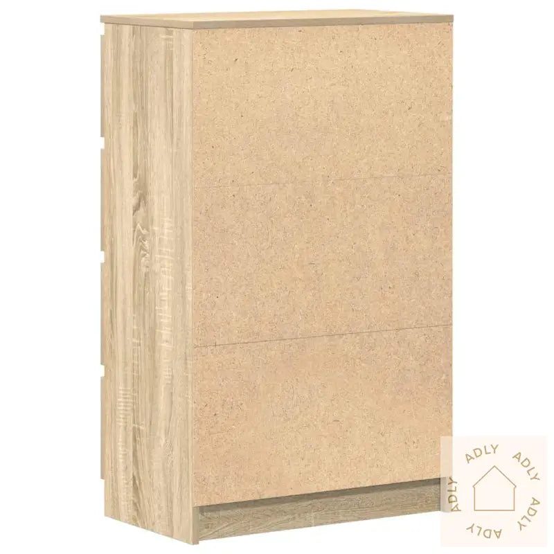 Skjenk Sonoma Eik 60X35X98,5 Cm Konstruert Tre
