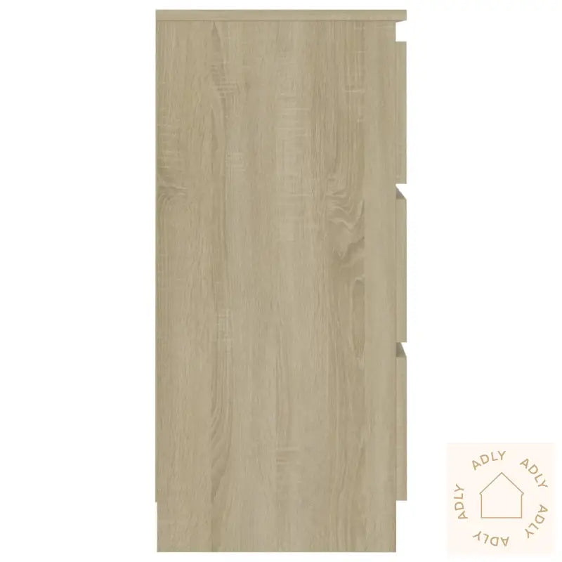Skjenk Sonoma Eik 60X35X76 Cm Konstruert Tre