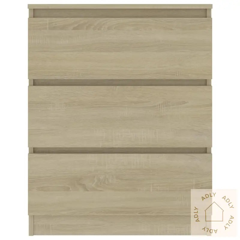 Skjenk Sonoma Eik 60X35X76 Cm Konstruert Tre