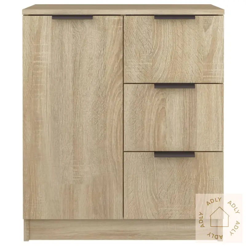 Skjenk Sonoma Eik 60X30X70 Cm Konstruert Tre